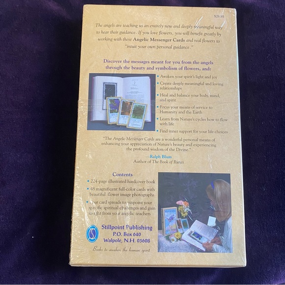 NIB Angelic Messenger Cards set with Book. By Meredith L. Young-Sowers. Y2K. - Picture 2 of 8